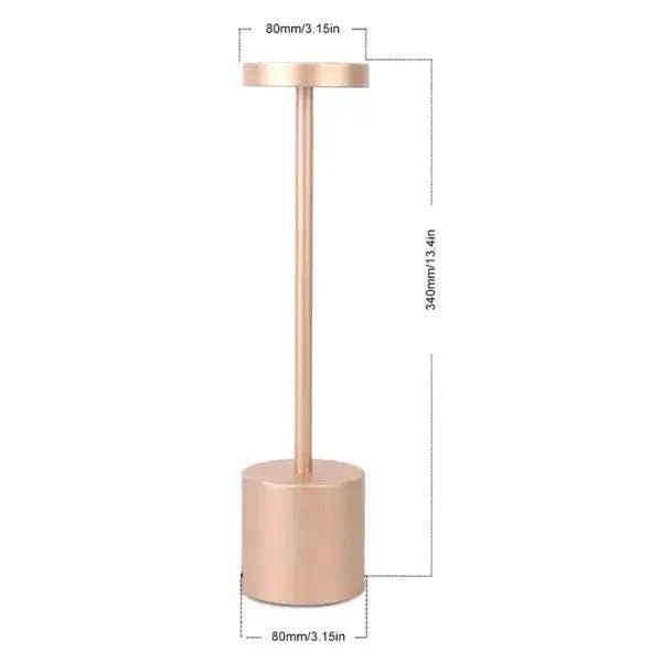 Luminária de Mesa com Toque Recarregável LED Moderna – Abajur USB para Leitura
