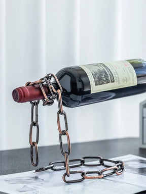 Porta Vinho Corrente - Premium - Presente Criativo