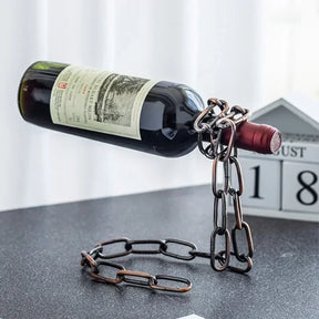 Porta Vinho Corrente - Premium - Presente Criativo