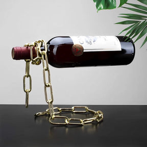 Porta Vinho Corrente - Premium - Presente Criativo