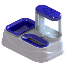 Comedouro e Bebedouro Pet 2 em 1 com Reservatório 900ml – Sistema Ice e Antiformiga