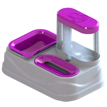 Comedouro e Bebedouro Pet 2 em 1 com Reservatório 900ml – Sistema Ice e Antiformiga